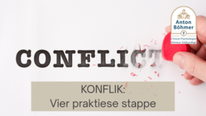 KONFLIK: Vier praktiese stappe